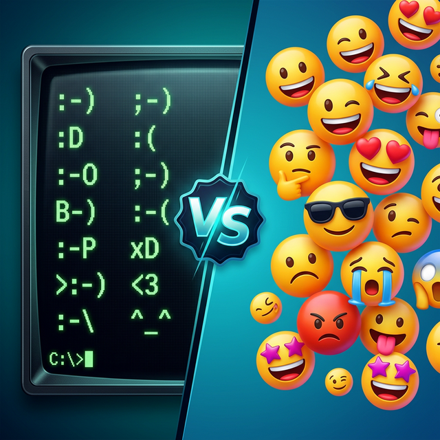 이모지 vs 이모티콘 차이점